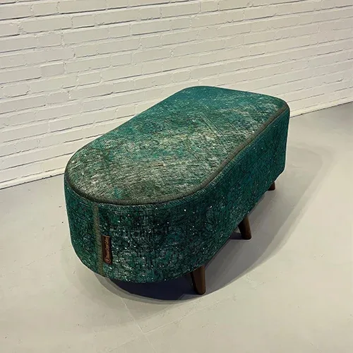 Blade and Razor Barbershop Toronto Mousavi Carpet Gallery — Pouf 4-0084