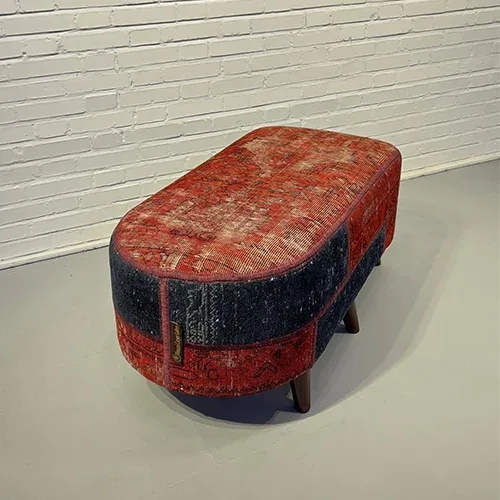 Blade and Razor Barbershop Toronto Mousavi Carpet Gallery — Pouf 4-0085
