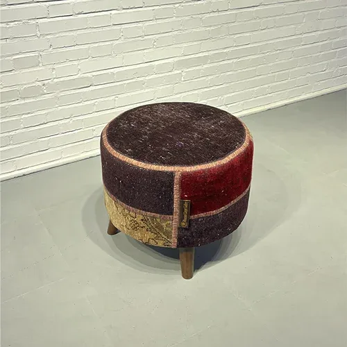 Blade and Razor Barbershop Toronto Mousavi Carpet Gallery — Pouf 4-0014