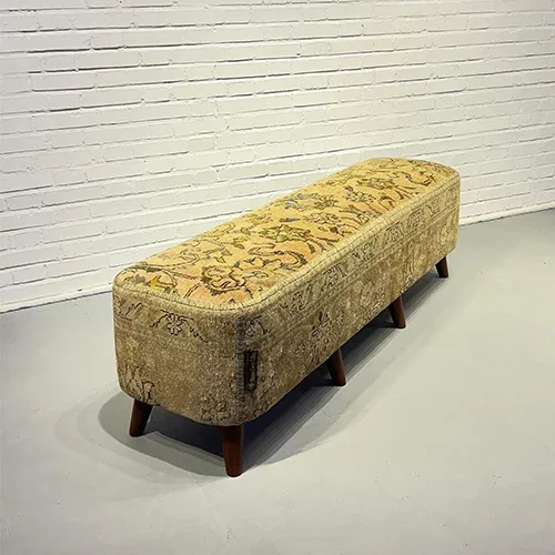 Blade and Razor Barbershop Toronto Mousavi Carpet Gallery — Pouf 4-0089