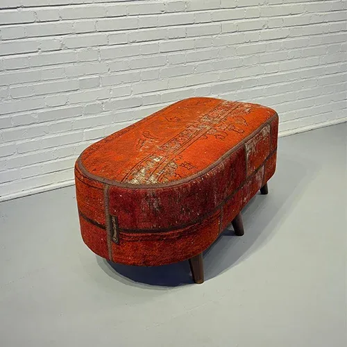 Blade and Razor Barbershop Toronto Mousavi Carpet Gallery — Pouf 4-0074