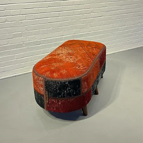 Blade and Razor Barbershop Toronto Mousavi Carpet Gallery — Pouf 4-0075