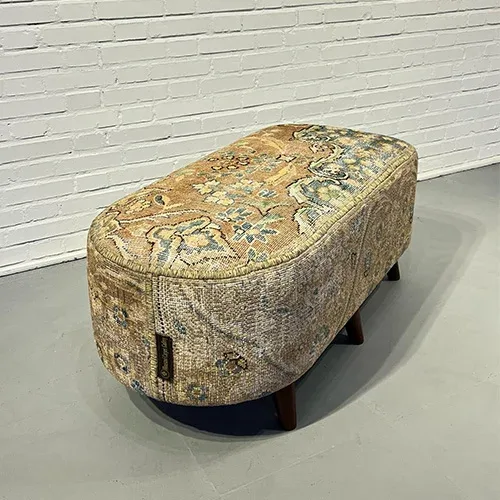 Blade and Razor Barbershop Toronto Mousavi Carpet Gallery — Pouf 4-0080