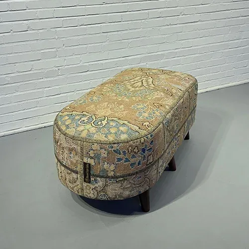 Blade and Razor Barbershop Toronto Mousavi Carpet Gallery — Pouf 4-0083