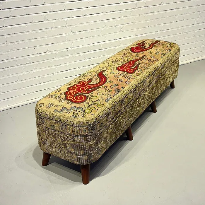 Blade and Razor Barbershop Toronto Mousavi Carpet Gallery — Pouf 2153