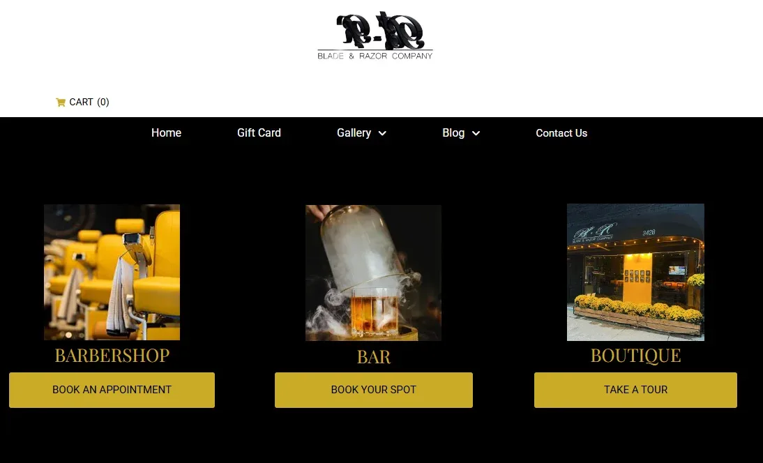 Blade and Razor Barbershop Toronto Blade & Razor Website